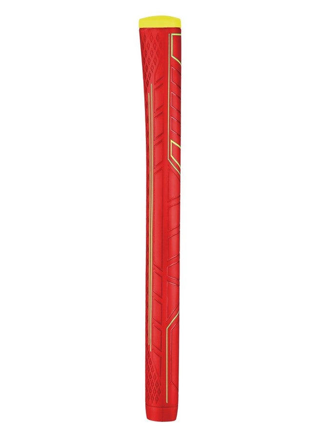 Karma Big Softy Red Oversize Pistol Putter Grip, Soft Less Taper Thick Rubber Counterbalance Golf Putter Grips for Men - Image 2