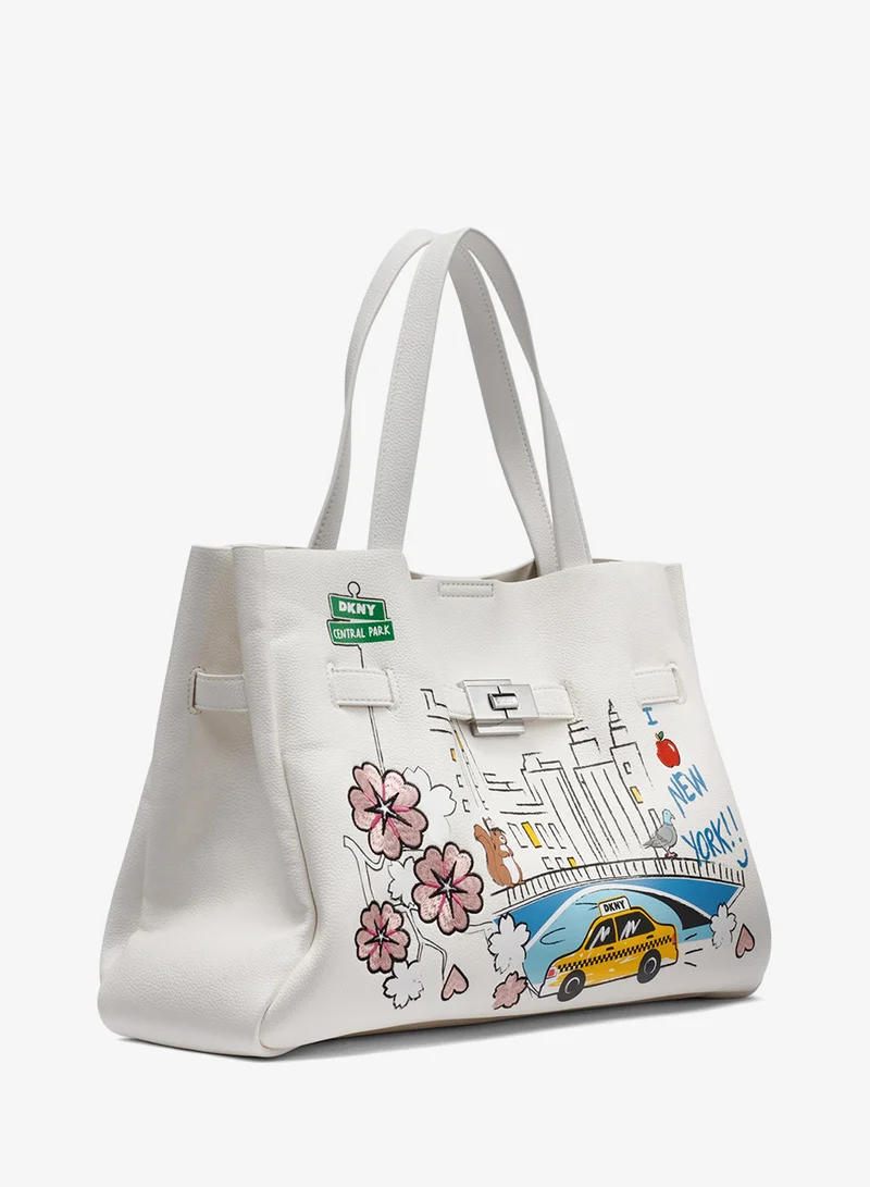 DKNY  Bryar Large Satchel for Women | Best Price UAE