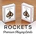 Regal Games 24 Decks Rockets Bulk Playing Cards Set for Adults Professionals Poker Size Standard Decks for Blackjack Poker Canasta Euchre 310 GSM Linen Finish Fun Travel Playing Cards - Image 4
