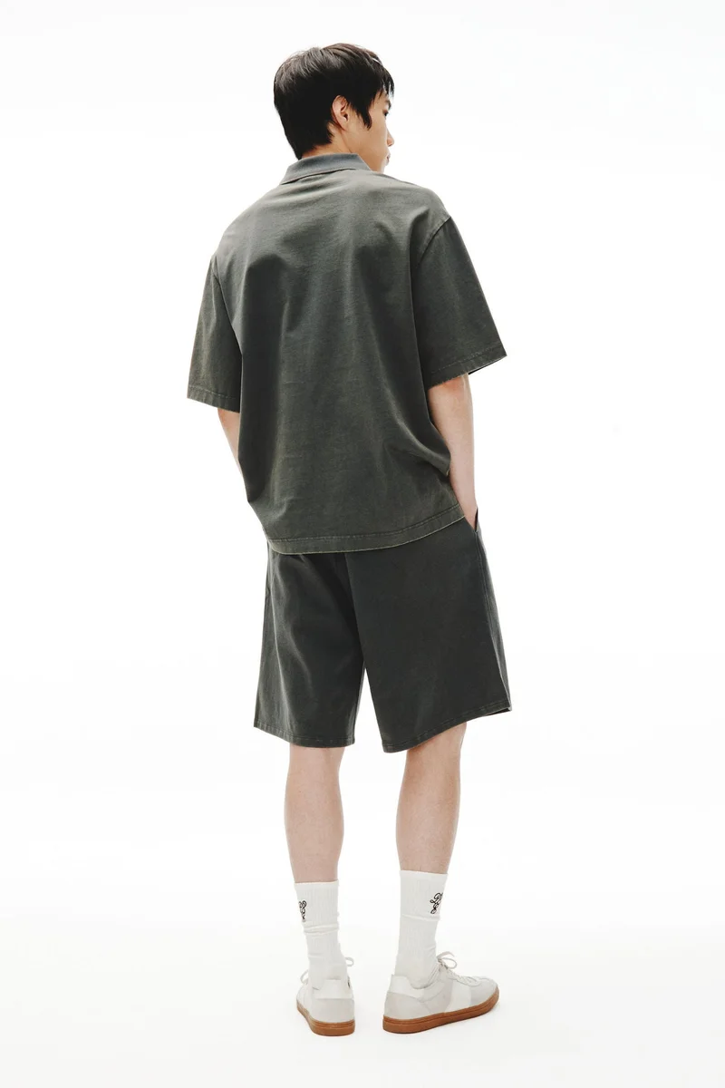 H&M  Loose Fit Cotton polo shirt for Men | Best Price UAE