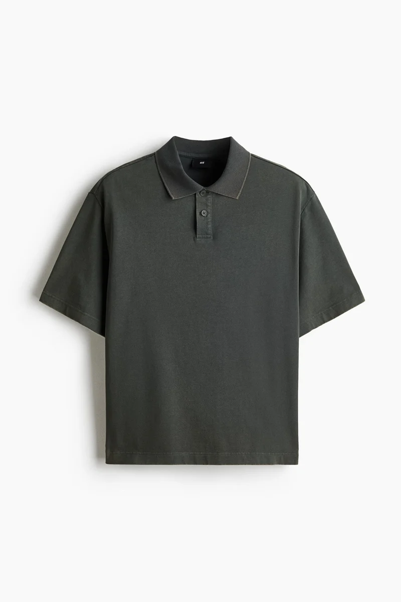 H&M  Loose Fit Cotton polo shirt for Men | Best Price UAE
