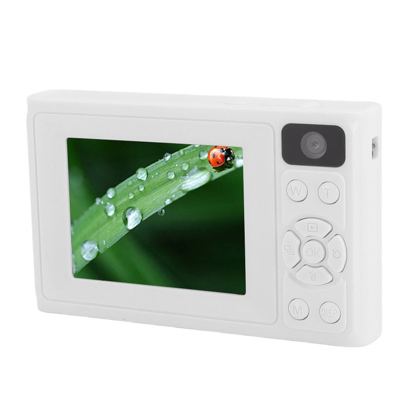 1080P Digital Camera 48MP Vlog Camera with Front and Rear Dual Lens Travel Video Camera for Photography White - Image 5