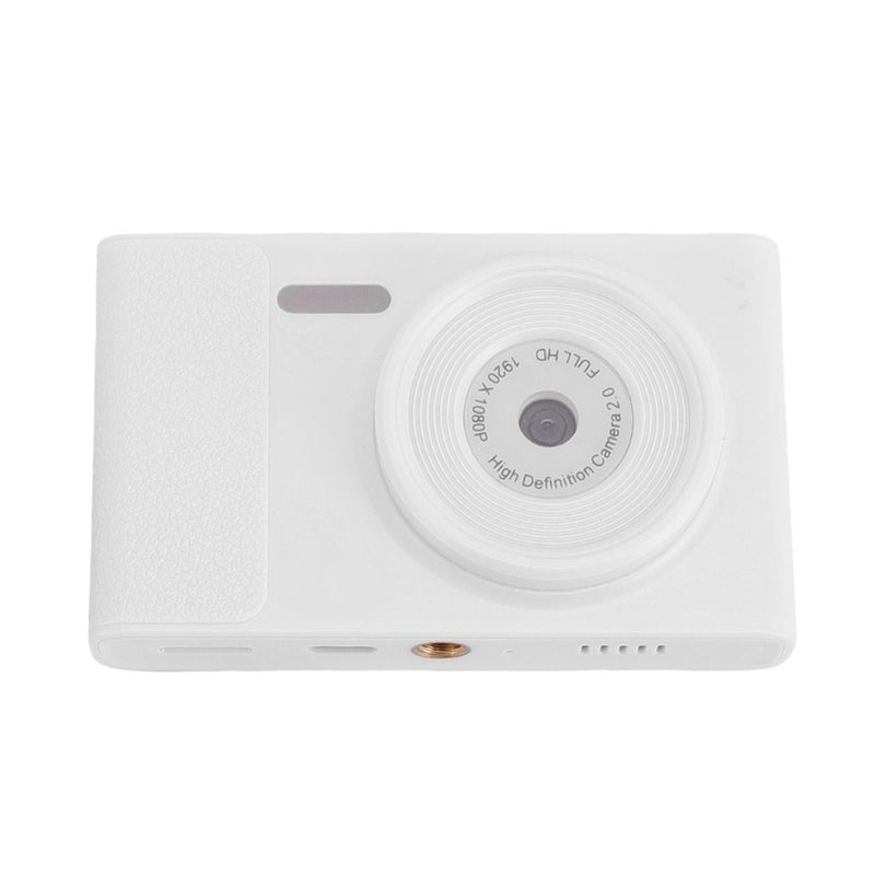 1080P Digital Camera 48MP Vlog Camera with Front and Rear Dual Lens Travel Video Camera for Photography White - Image 3