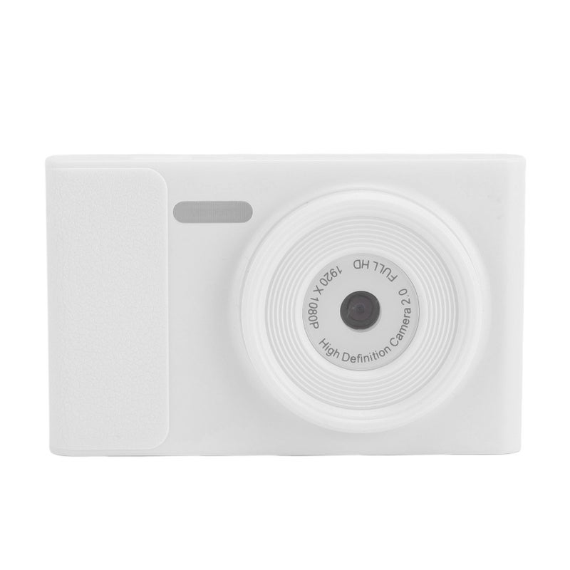 1080P Digital Camera 48MP Vlog Camera with Front and Rear Dual Lens Travel Video Camera for Photography White - Image 2