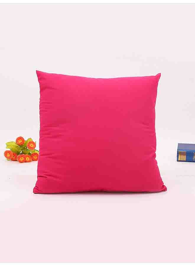 نيبمينينت غطاء وسادة زينة بتصميم مربع وردي 45x45سنتيمتر