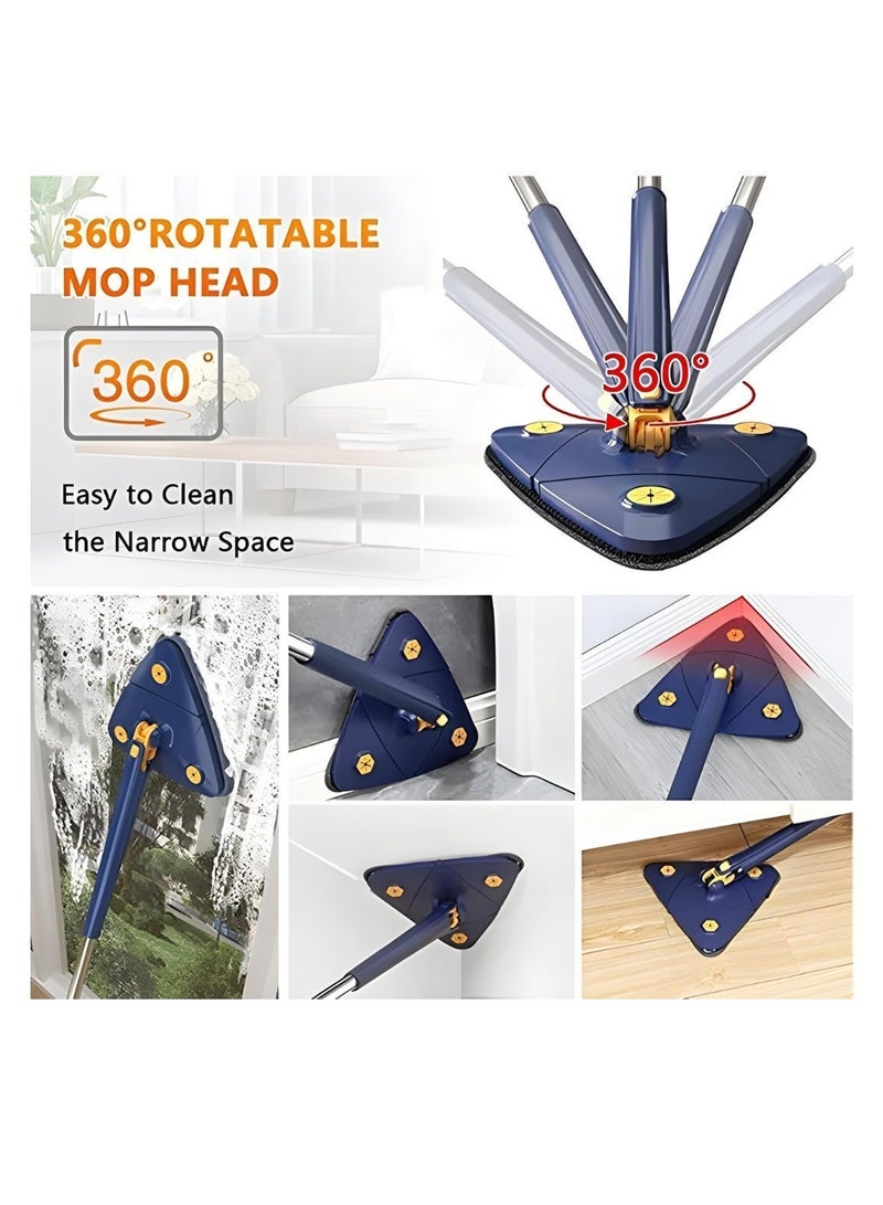 CME Triangle Mop 360° Rotatable with Long Handle - Image 2