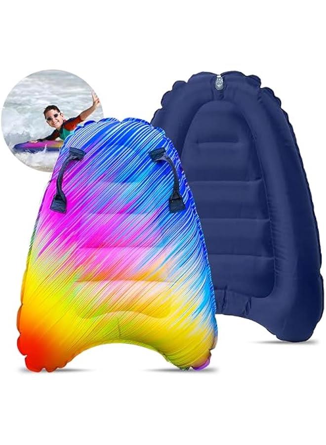 عربست لوح تجديف قابل للنفخ مع مقابض، لوح تزلج للشاطئ، السباحة، تعويم لوح تزلج، لوح تجديف للعوامات، ألعاب شاطئية للأطفال (لون رؤوس الهوام) - حزمة واحدة - Image 1