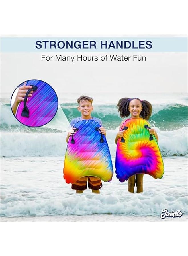 عربست لوح تجديف قابل للنفخ مع مقابض، لوح تزلج للشاطئ، السباحة، تعويم لوح تزلج، لوح تجديف للعوامات، ألعاب شاطئية للأطفال (لون رؤوس الهوام) - حزمة واحدة - Image 5