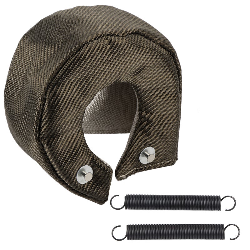 Turbo Heat Shield Universal Turbocharger Cover Reduces Radiant Heat - Turbo Blanket for T3 T4 T5 T6 GT25 GT28 GT30 GT32 GT35 GT37 GT42 GT45 GT50 GT55 GT60 Small Medium Turbochargers - Image 1