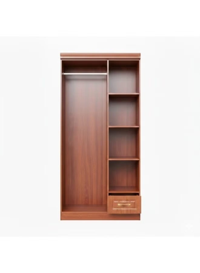 SULSHA 2 Door Wooden Wardrobe Cabinet Cupboard Engineered Wood Perfect Modern Stylish Heavy Duty With Mirror - Image 2