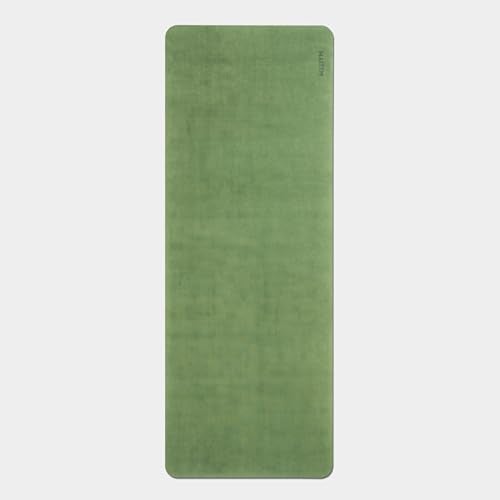 WeGym Yoga Mat 4mm Cushioned Exercise Mat for Yoga Pilates Home Workouts Anti Slip Polyester Suede Mat with Carrying Strap Jungle - Image 3