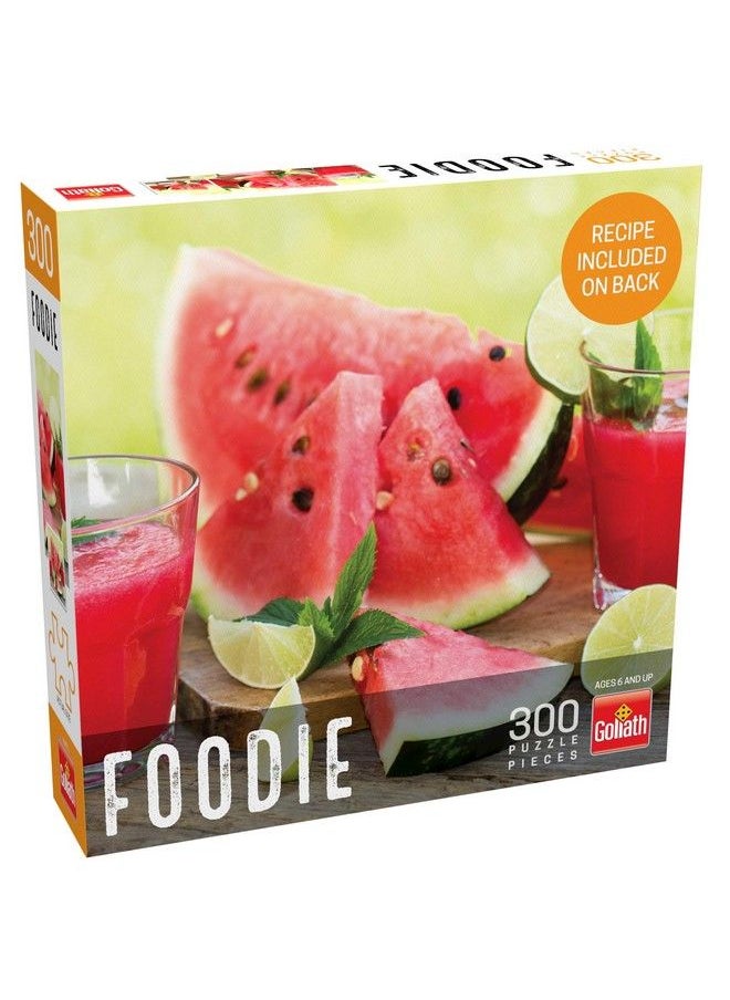 Goliath Foodie Puzzles: Watermelon Smoothie 300Piece Puzzle With A Finished Size Of 19.5" X 14.25!  - Image 1