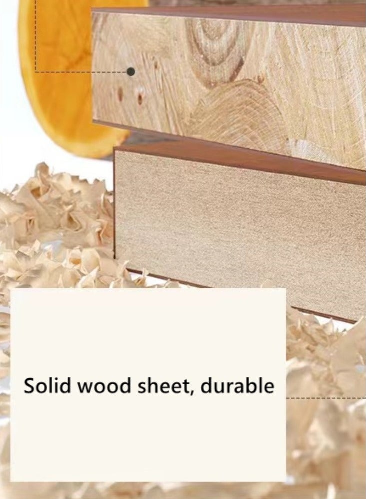 Kutis 1-Piece Coffee Table Sofa Table Central Table Suitable For Home Apartment Office Dormitory Wood/Steel Brown 120x60x41.5 cm - Image 5