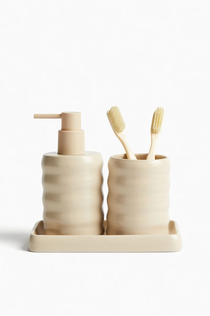 اتش اند ام وعاء للصابون من الخزف