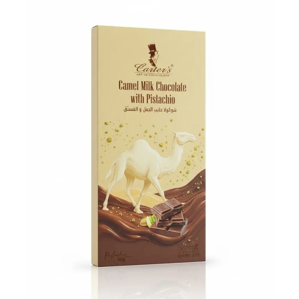 carter's Carters Camel Milk Chocolate With Pistachio And Kunafa- 80gms