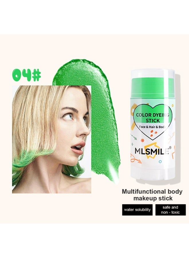 Temporary Hair Color Dye Stick, Washable Hair Chalk, Multifunctional Face u0026 Body Makeup Crayon, Gentle Non-Toxic Formula for Party, Cosplay u0026 Daily DIY Hairstyle - Image 1