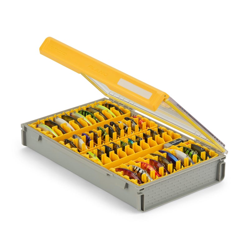 Plano Edge 3700 Lipless Box, Stores 40 Fishing Baits, with Rust-Preventive Rustrictor, Dri-Loc Watertight Seal, WaterWick, Transparent DuraView Lid, Stackable Storage for Crankbaits and More - Image 2