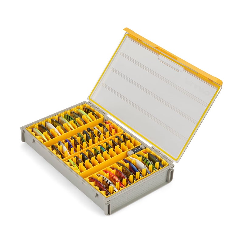 Plano Edge 3700 Lipless Box, Stores 40 Fishing Baits, with Rust-Preventive Rustrictor, Dri-Loc Watertight Seal, WaterWick, Transparent DuraView Lid, Stackable Storage for Crankbaits and More - Image 5