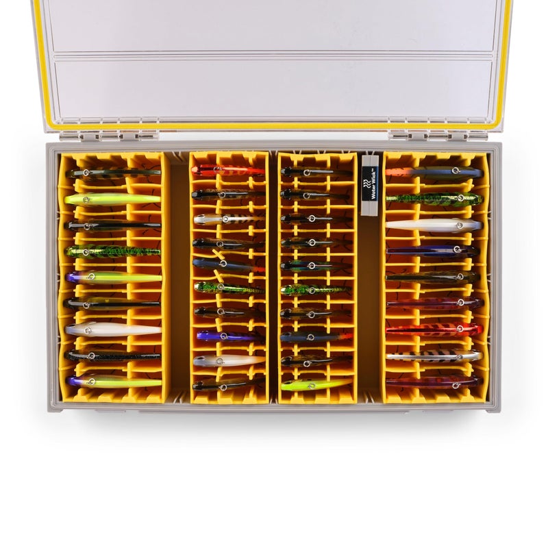 Plano Edge 3700 Lipless Box, Stores 40 Fishing Baits, with Rust-Preventive Rustrictor, Dri-Loc Watertight Seal, WaterWick, Transparent DuraView Lid, Stackable Storage for Crankbaits and More - Image 4