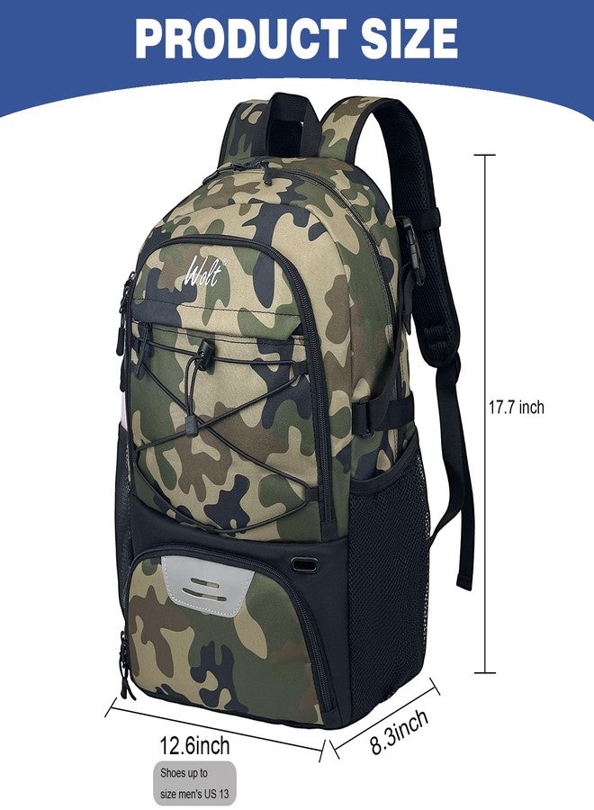 WOLT | Basketball Backpack Large Sports Bag with Separate Ball Holder & Shoes Compartment, Best for Basketball, Soccer, Volleyball, Swim, Gym, Travel - Image 2