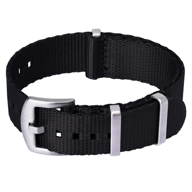 Ritche Christmas Gift Nylon Watch Strap with Heavy Buckle Bands 18mm 20mm 22mm Premium Seat Belt Nylon Watch Bands for Men Women, White Elephant Gifts, Stocking Stuffers for Men - Image 3
