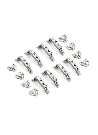 Pack of 8 Full Overlay Soft Close Cabinet Door Hinge Electroplated, Fast Mounted Buffering Hinge 165 Degree Opening Angle, Anti Rust - Complete with Screws. - pzsku/Z7A2BFB422B8CD202239EZ/45/_/1708495469/2faaad36-c253-4ab9-bbd4-282e78149025