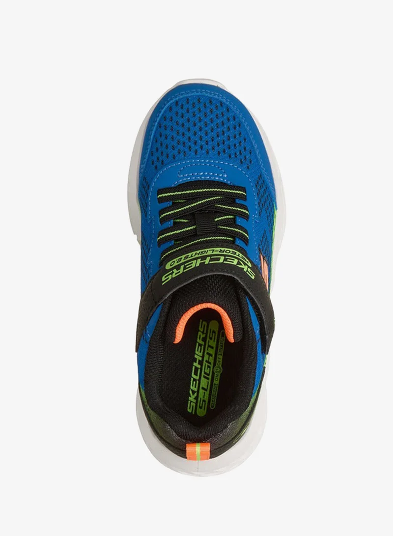 SKECHERS Boys Meteor-Lights 2.0 Hook & Loop Sneakers