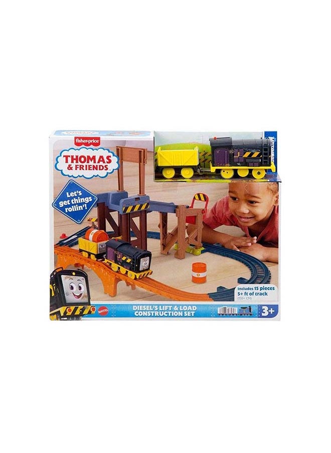 Fisher-Price Fisher-Price Thomas & Friends Diesel’s Lift and Load Construction Set (15 Pieces)  - Image 1