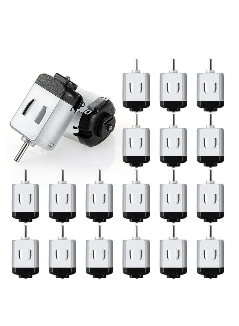 Excefore Mini DC Motor, 20 Pcs 1.5-3V 23000RPM Micro Electric Motor, High Speed Torque Small Electric Motor, Suitable for DIY Remote Control Toy Car, Science Experiments, Robot - Image 1