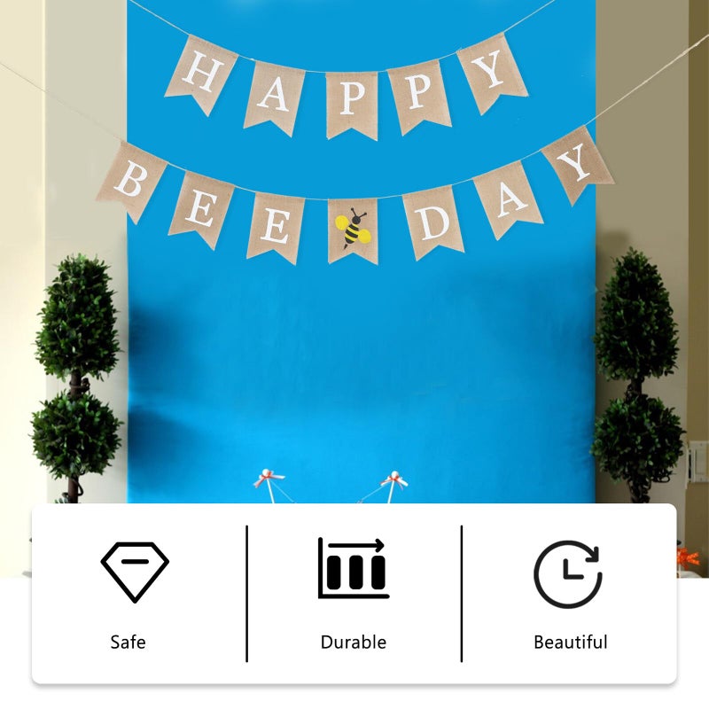 2Pcs Colorful Paper Birthday Banner Flags Bunting For Party And Shower Decorations - Image 5