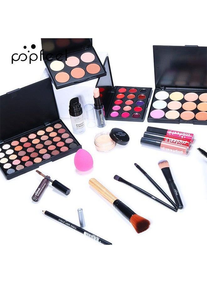 popfeel - Makeup Kit All in One Multi-Purpose Makeup Set Professional Designed for Women Full Kit Makeup Must-Have Starter Kit Suitable for Beginners and Professionals 25 Pcs Set - Image 1