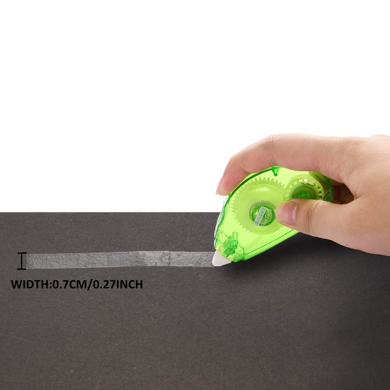 TELEXSUN Glue Runner Permanent, Double Sided Adhesive Scrapbook Runner Tape Roller, 0.3-inch by 360-Inch, Permanent Adhesive Dots Roller Applicator, 4 Pack - Green - Image 5