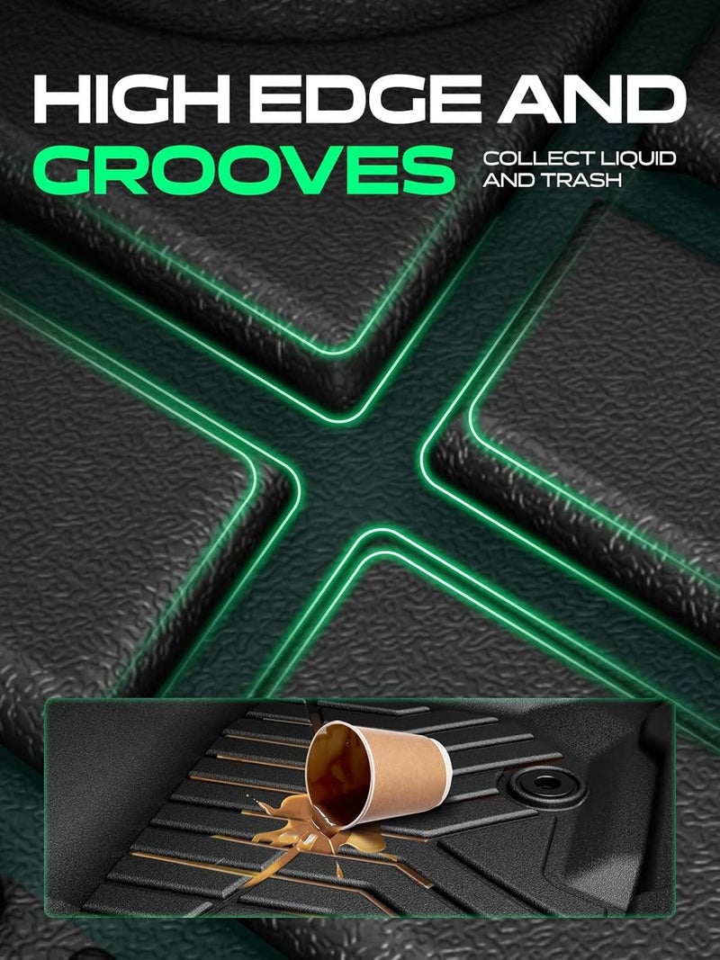 YHTAUTO All Weather Floor Mats for Ford F-150 - Image 5