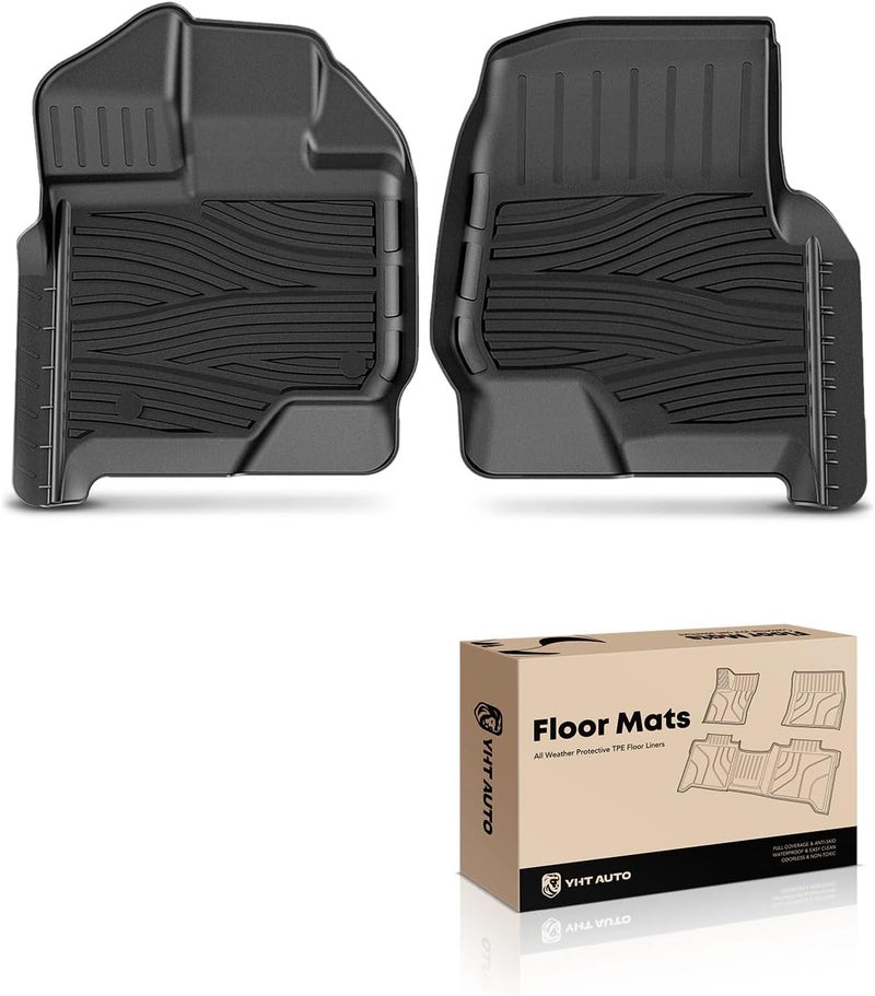 YHTAUTO All Weather Floor Mats for Ford F-150 - Image 1