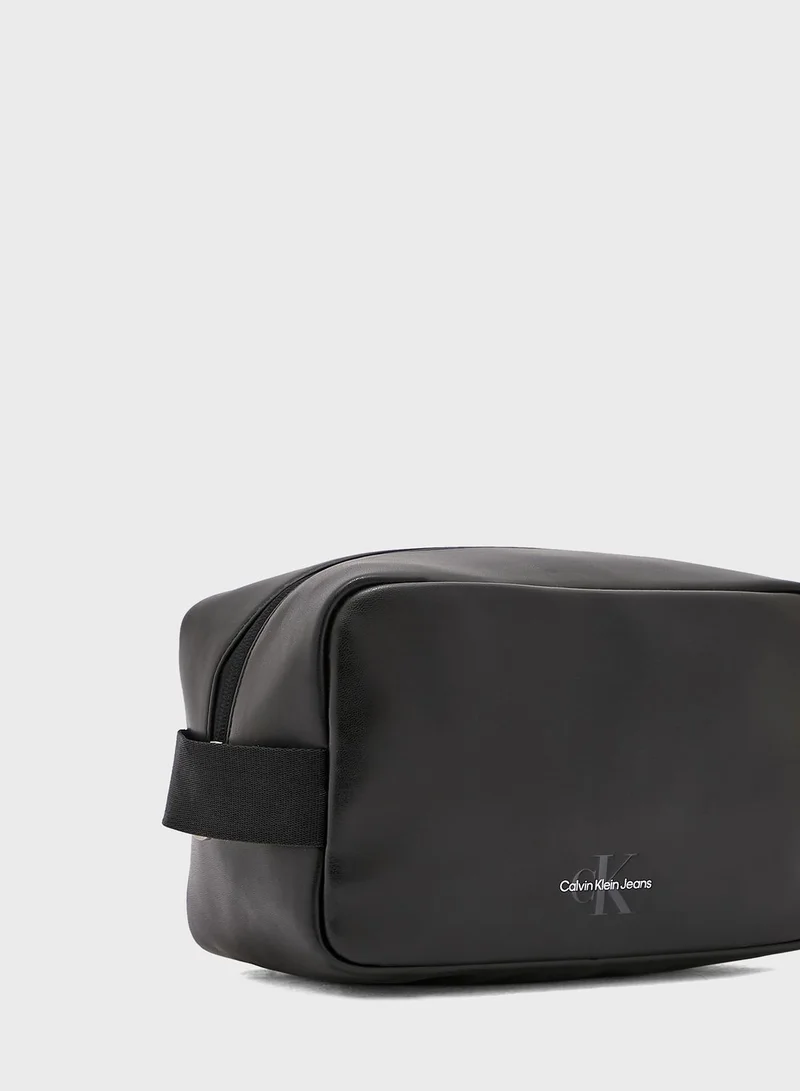 Calvin Klein Jeans Monogram Soft Washbag