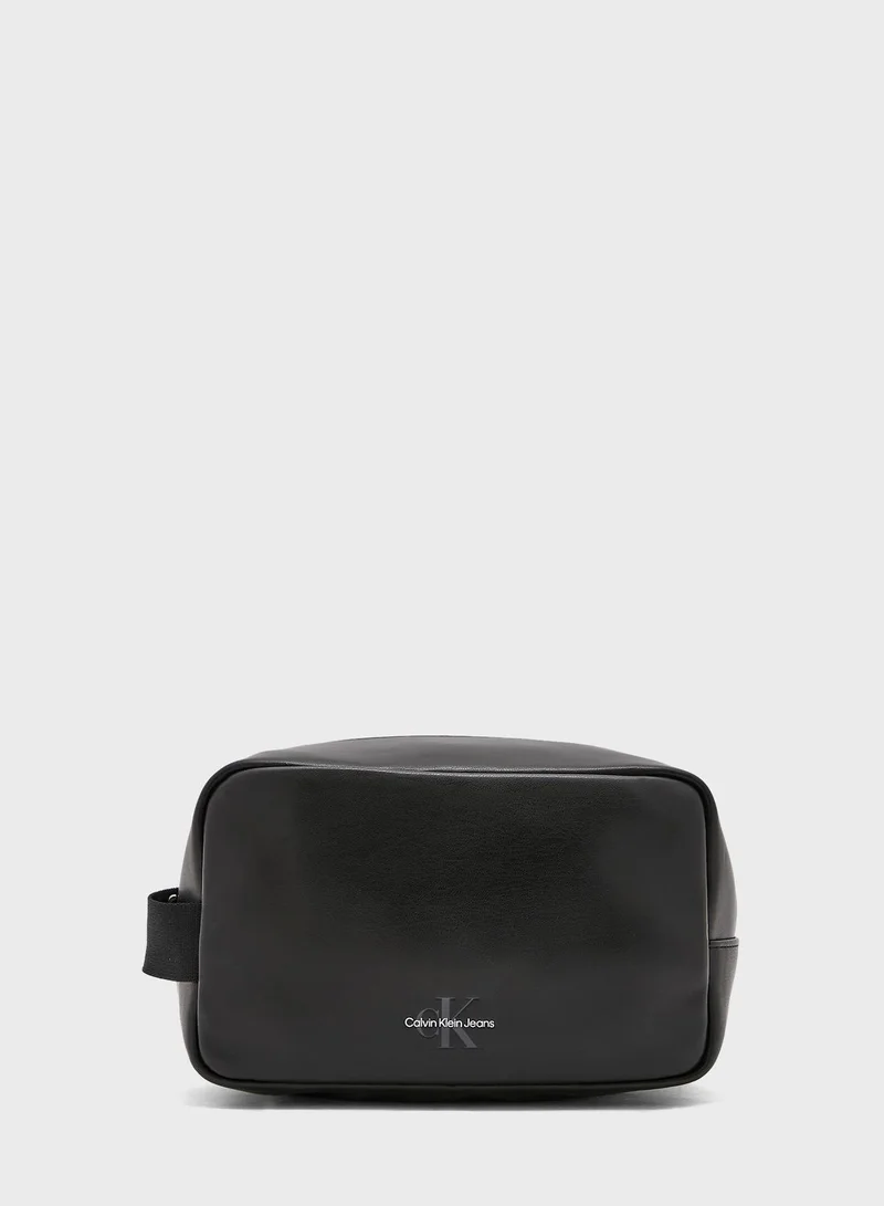 Calvin Klein Jeans Monogram Soft Washbag