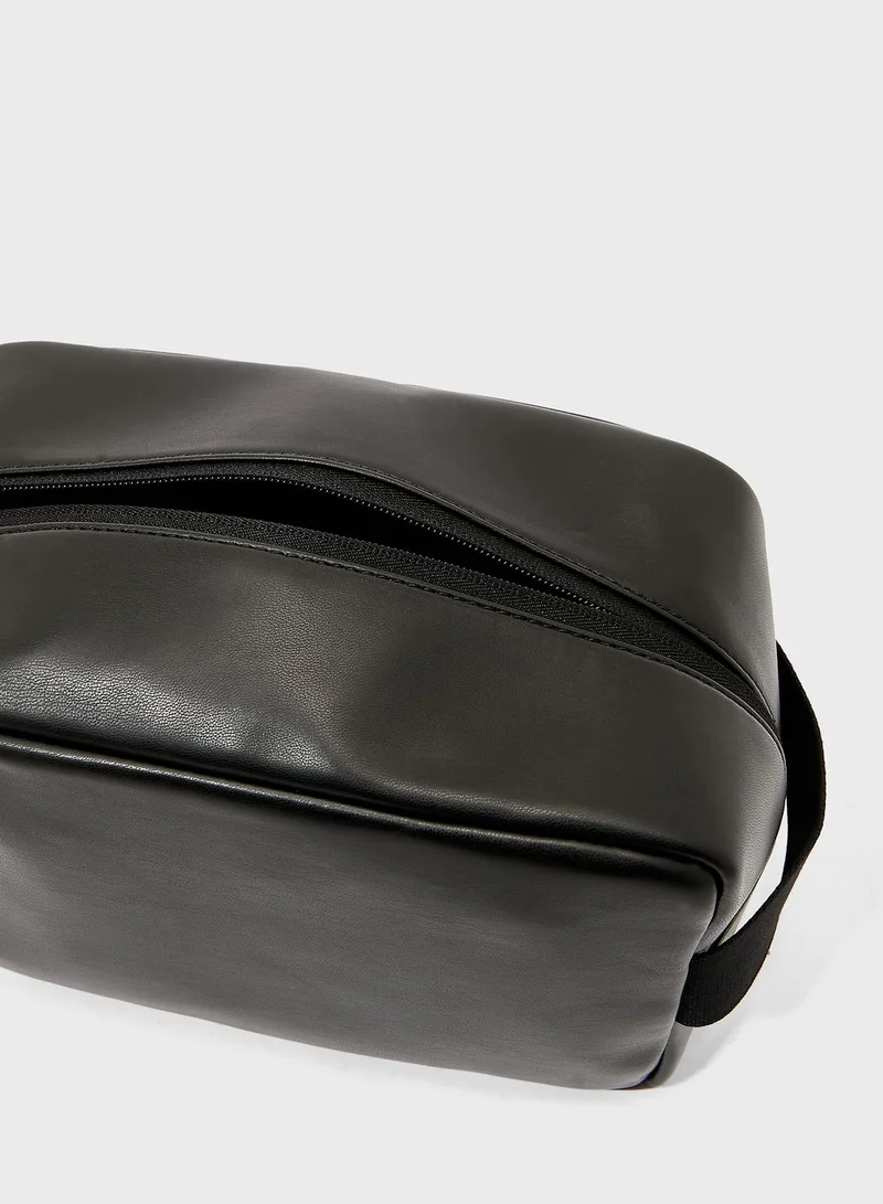Calvin Klein Jeans Monogram Soft Washbag
