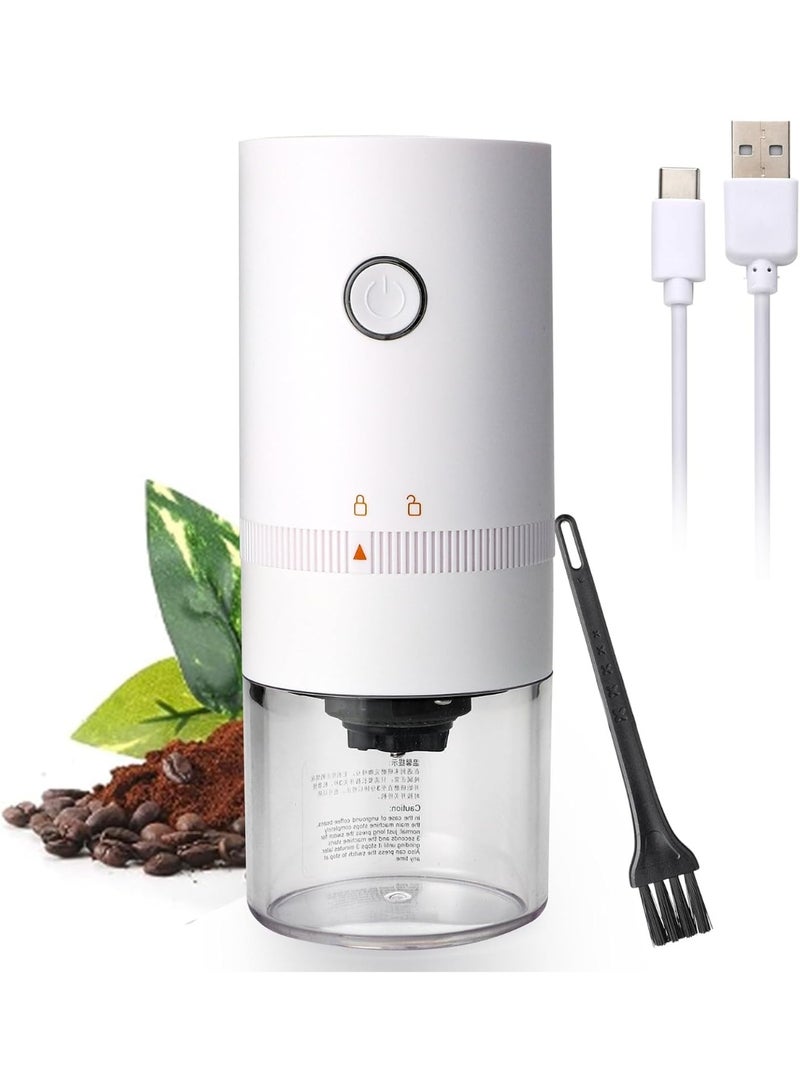 كيلا مطحنة قهوة محمولة - قابلة لإعادة الشحن عبر USB، إعدادات طحن قابلة للتعديل، محرك قوي، تشغيل هادئ، تصميم صغير الحجم، سهلة التنظيف (أسود) - Image 1