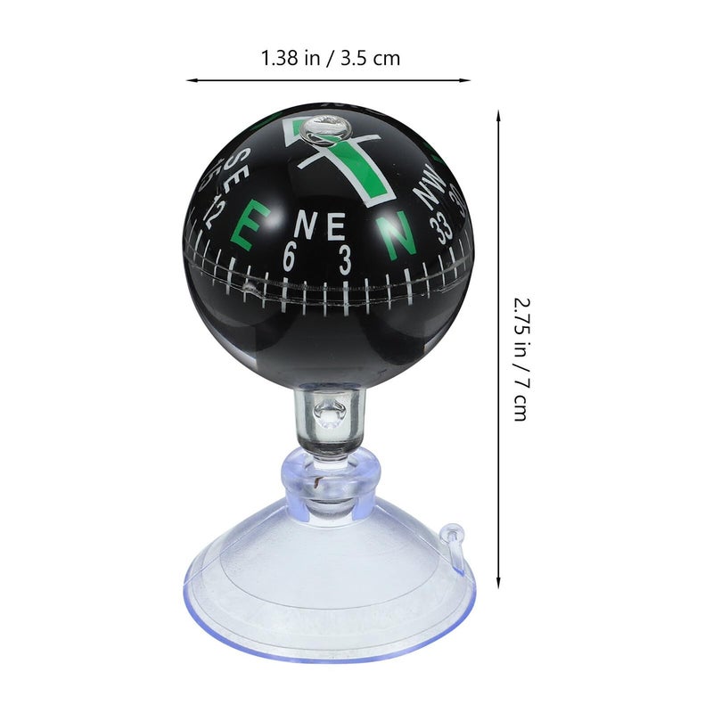 Suction Cup Car Mount Compass 38mm Direction Indicator Mini Ball Automotive Dashboard Truck Boat - Image 3