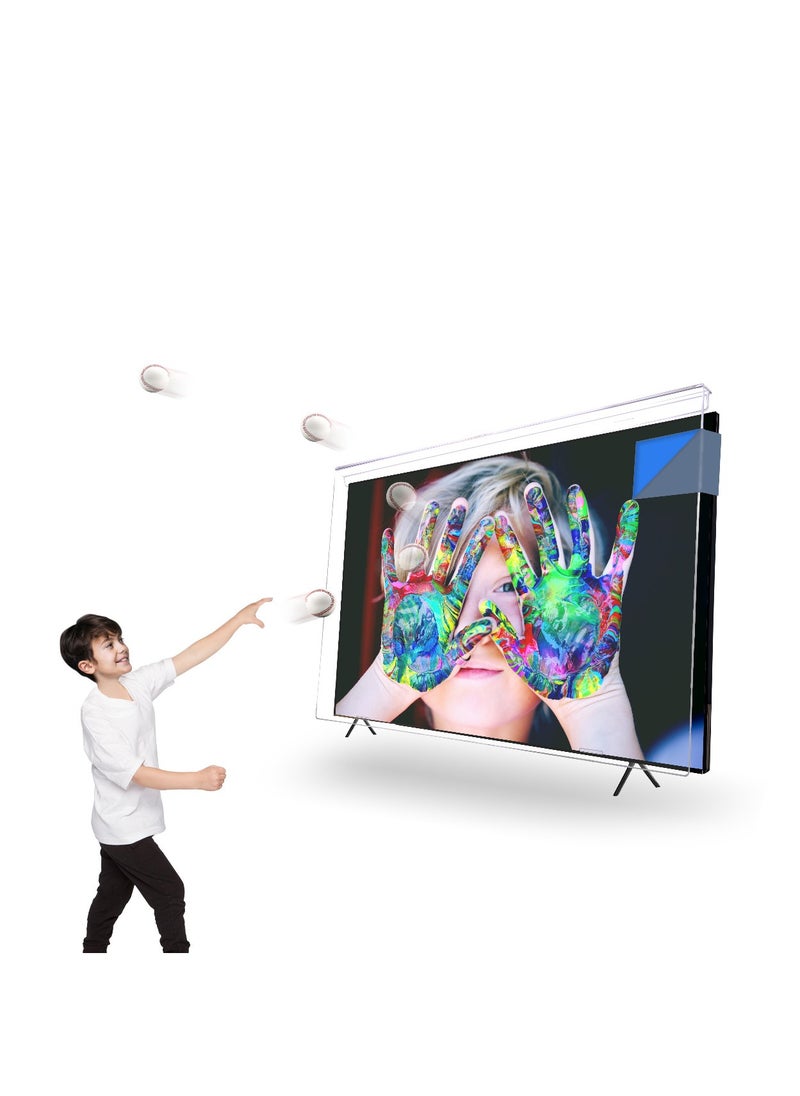 Sea Technology - 70 Inch Tv Screen Protector, Made of Solid Acrylic Material with a Thickness of 3 mm, Anti Blue light, Anti Scratches, Guard against Radiation, Compatible with all Types of Tv screens - Image 1