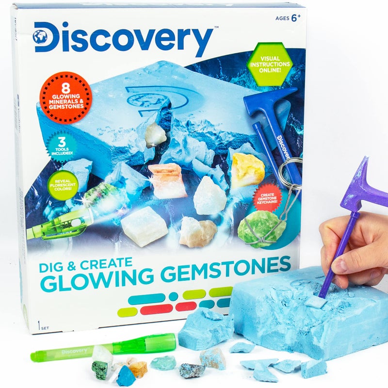 Discovery Kids Discovery Crystal Growing Aquarium, at-Home STEM Kits for Kids Age 12 and Up, Crystal Kits for Young Scientists, DIY Crystals, Kids Sleepover Activities - Image 1