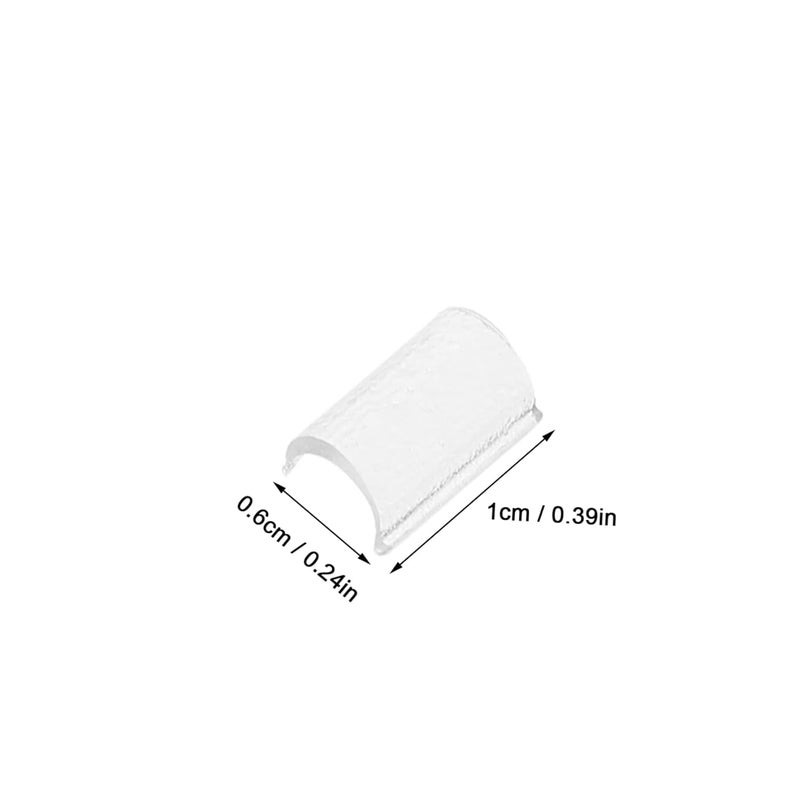 100Pcs Transparent Hot Fusion Keratin Glue Pellets for Hair Extensions Natural Bonding Seamless Integration Hold Versatile Styling Needs Pack - Image 2
