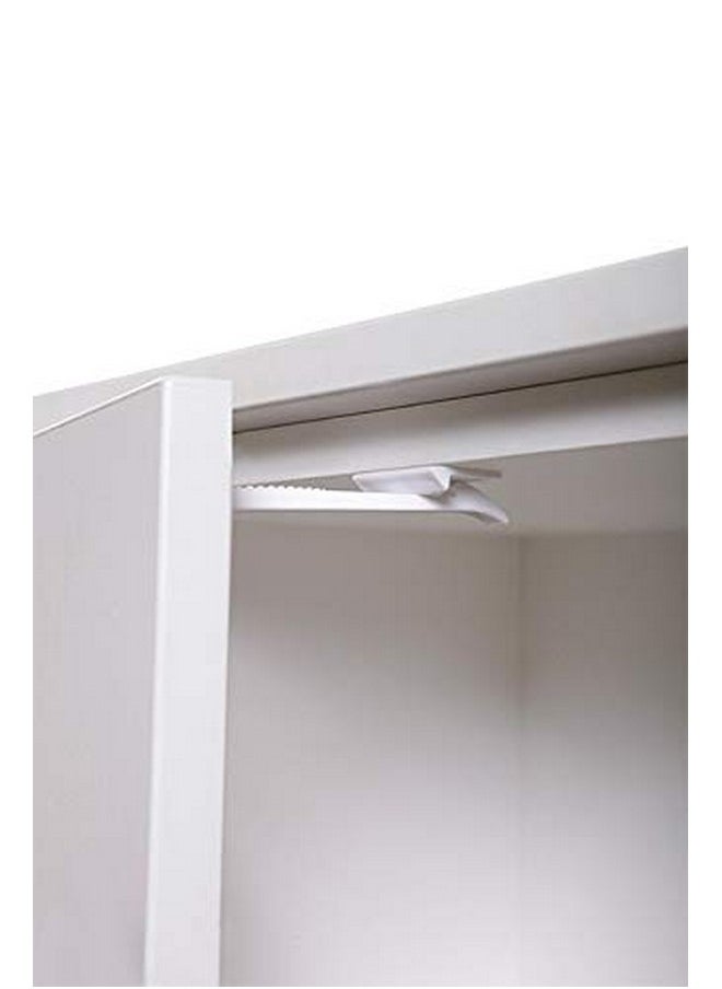 dreambaby Dreambaby Adhesive Safety Latches for Cabinets & Drawers - Extra Long, 4 Pack  - Image 2