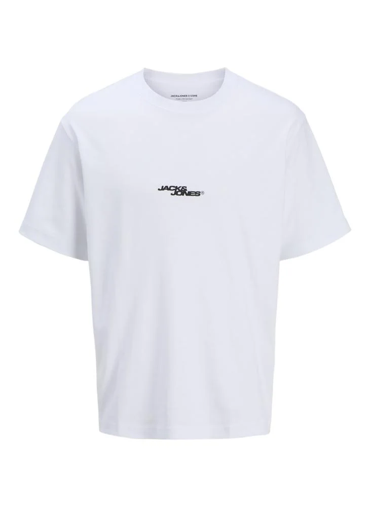 JACK & JONES Plus Size Print Crew Neck T-Shirt