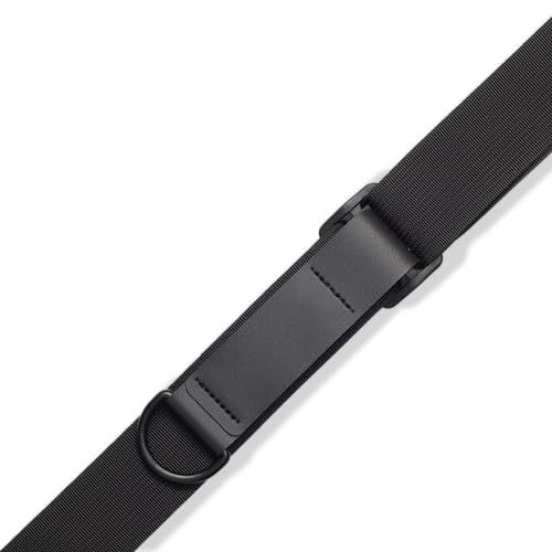 Levy's Leathers Right Height Guitar Strap with RipChord Quick Adjustment Technology; 3" Wide Ergonomic Padded Leather -Dark Brown (MRHSS-DBR) - Image 2