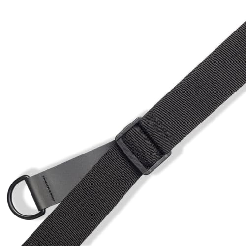 Levy's Leathers Right Height Guitar Strap with RipChord Quick Adjustment Technology; 3" Wide Ergonomic Padded Leather -Dark Brown (MRHSS-DBR) - Image 3