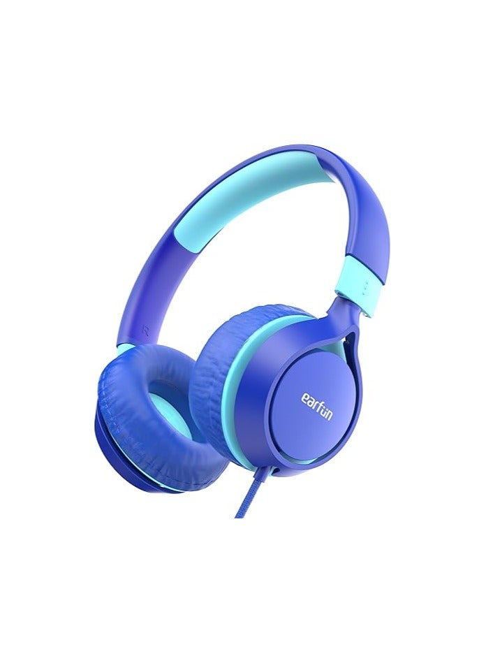 سماعات أذن للأطفال سلكية Earfun S1L زرقاء
