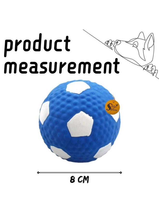 Sage Square - Squeaky Checked Ball Toy: Fun, Engaging & Durable For Dogs & Cats Satisfies Chewing & Play Instincts, Interactive, Keep Your Pet Entertained & Engaging For Your Canine Companion'S Playtime - Image 1
