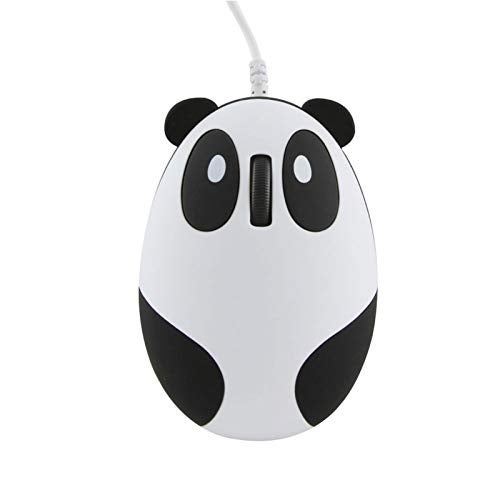 CHUYI Panda Wired Mouse Cute Animal Series Portable Corded Mice for Travel School Home Office, Funny Optical Mouse for Computer Laptop PC Kids Children Girls Gift - Image 1