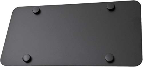 LFPartS Stainless Steel Backing Reinforce Plate for License Plate, Black (Pack of 1) - Image 3